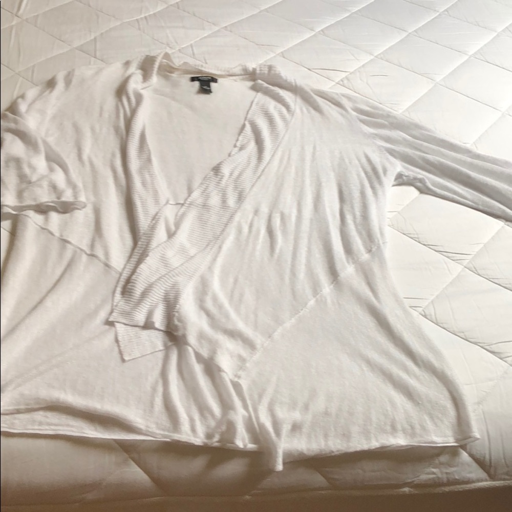 White alfani cardigan
